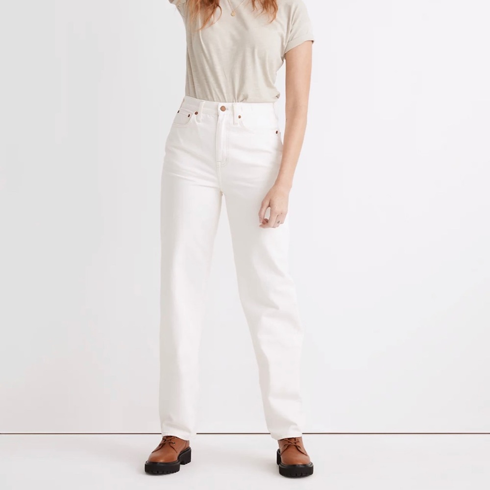 Madewell Baggy Straight Jeans in Vintage Canvas Wash Size 29